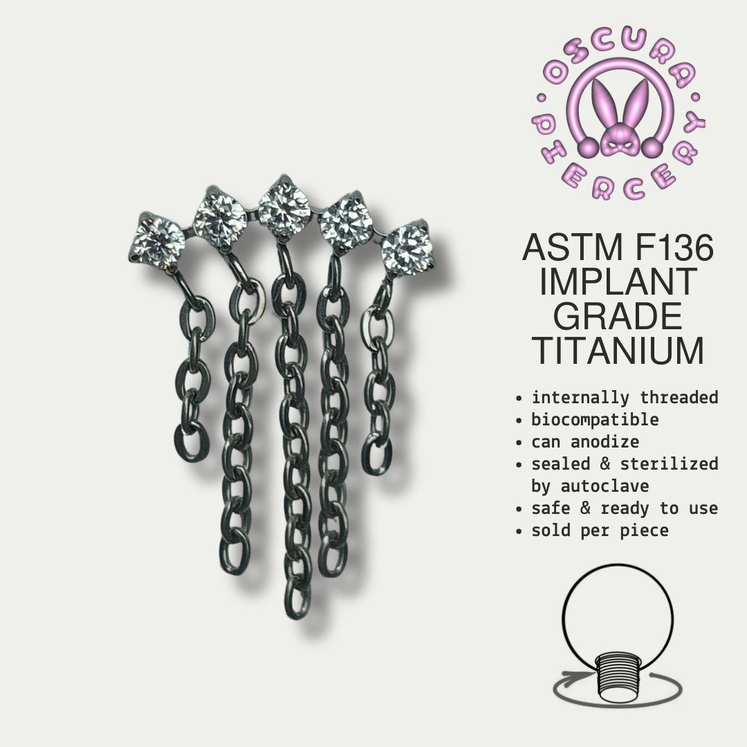 MINDY DRIP | Implant Grade Titanium | Oscura Piercery