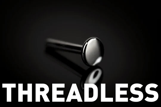 Threadless Titanium Labret Post | Junipurr