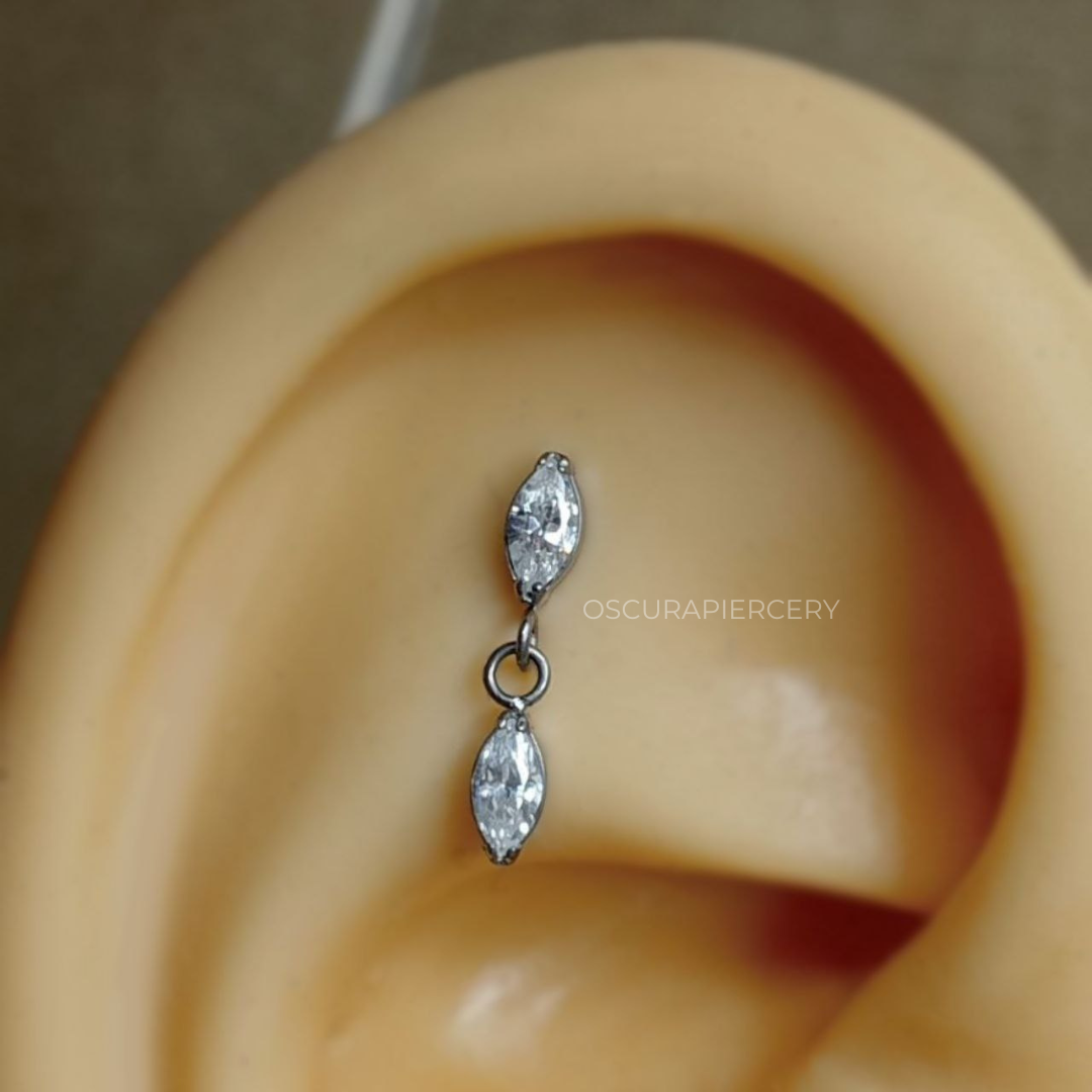 CIARA DUET | Implant Grade Titanium | Oscura Piercery
