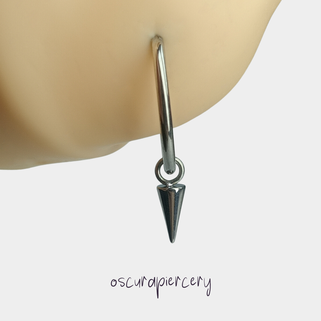 SPIKE CHARM | Implant Grade Titanium | Oscura Piercery