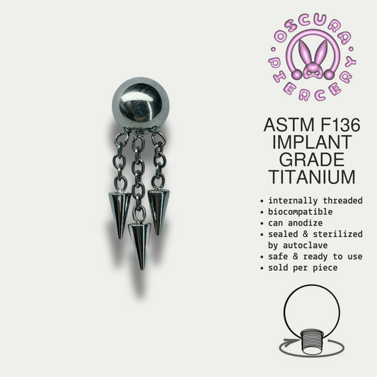 RUSSO | Implant Grade Titanium | Oscura Piercery