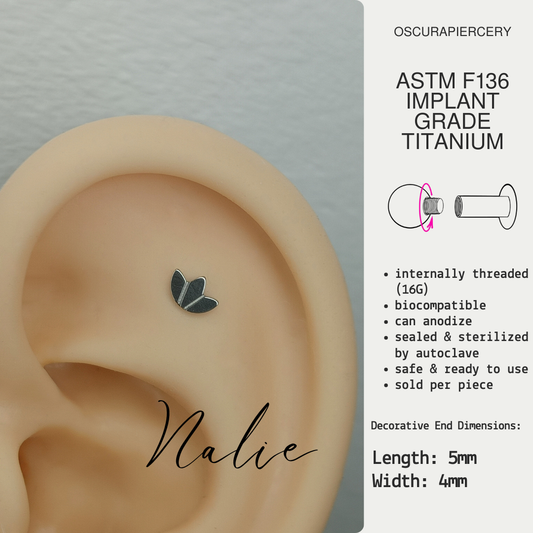 NALIE | Implant Grade Titanium | Oscura Piercery