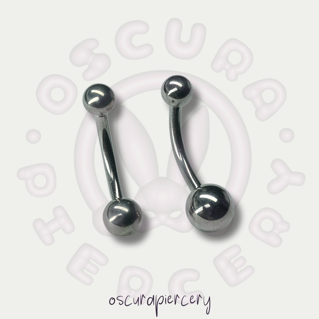 NAVEL CURVE BEAD | Implant Grade Titanium | Oscura Piercery