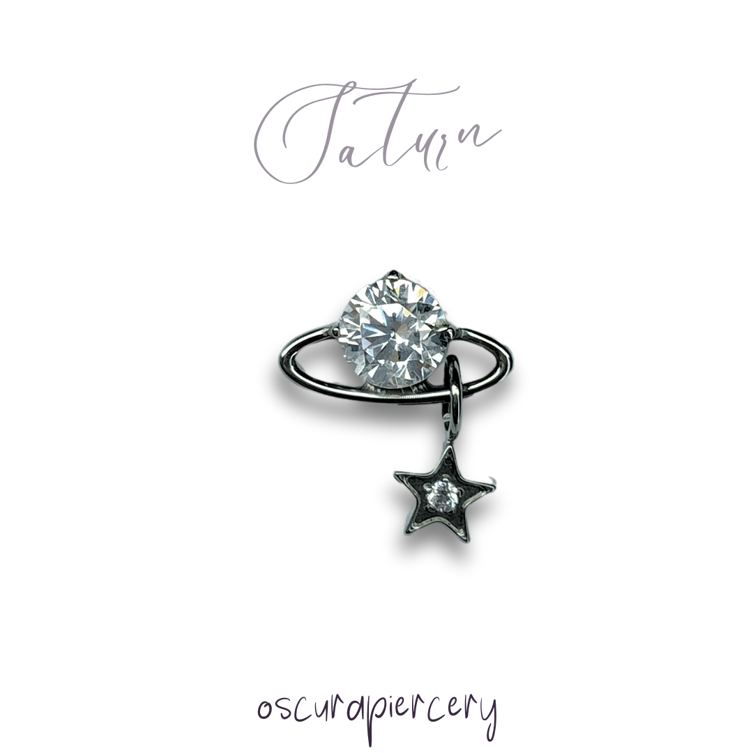 SATURN | Implant Grade Titanium | Oscura Piercery