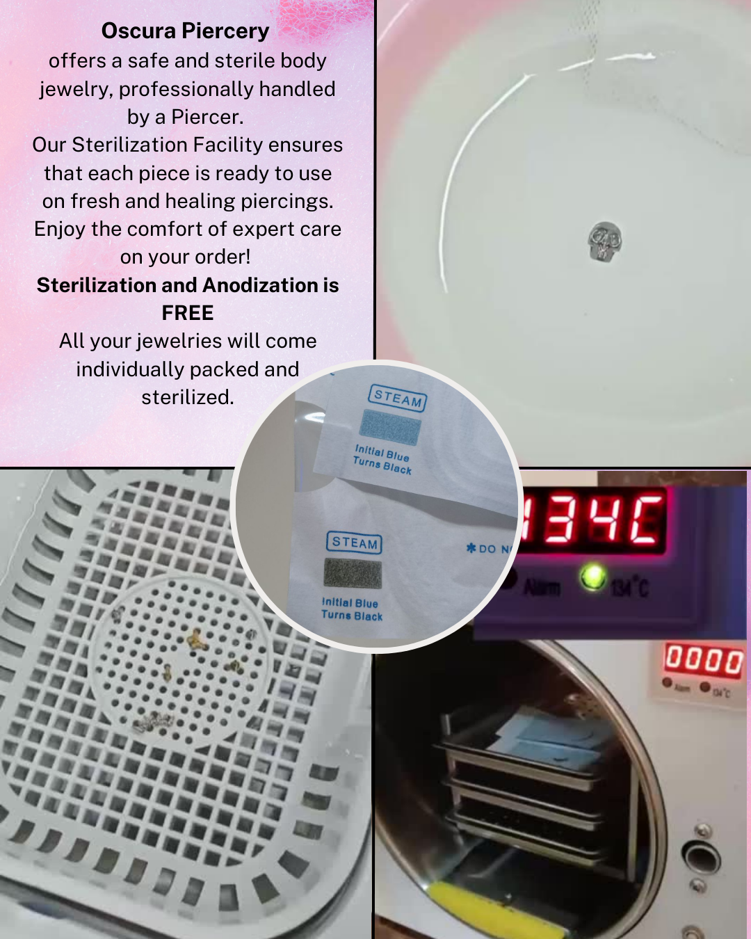 LINK ME UP| Implant Grade Titanium | Oscura Piercery