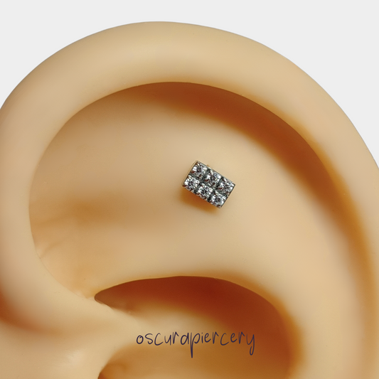 PAVED BAR | Implant Grade Titanium | Oscura Piercery