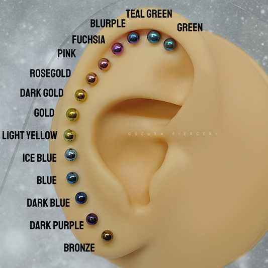 FLOWERBEAD | Implant Grade Titanium | Oscura Piercery