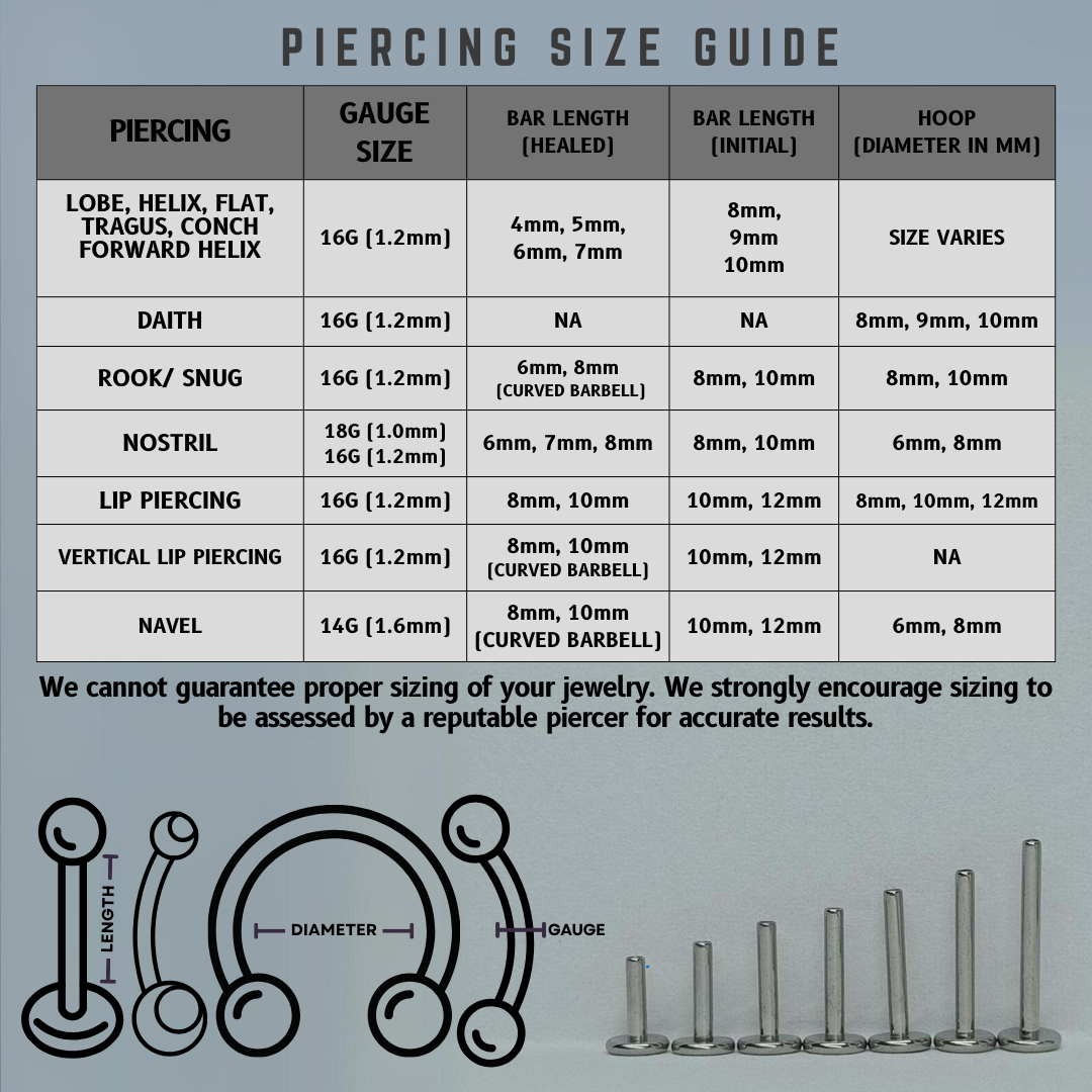 OPAL NAVEL CURVE | Implant Grade Titanium | Oscura Piercery | Floating Navel Piercing