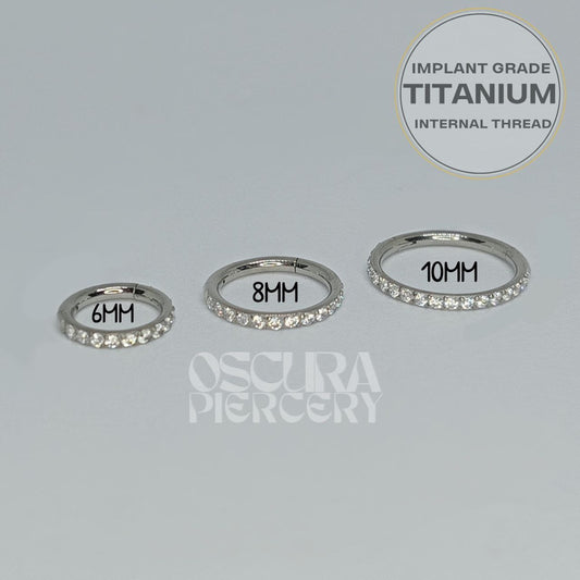 MIRA CLEAR | Implant Grade Titanium | Oscura Piercery