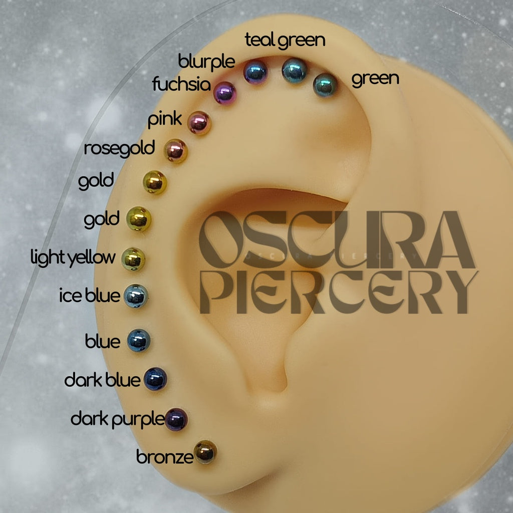 INDUSTRIAL PIERCING BARBELL | Implant Grade Titanium | Oscura Piercery