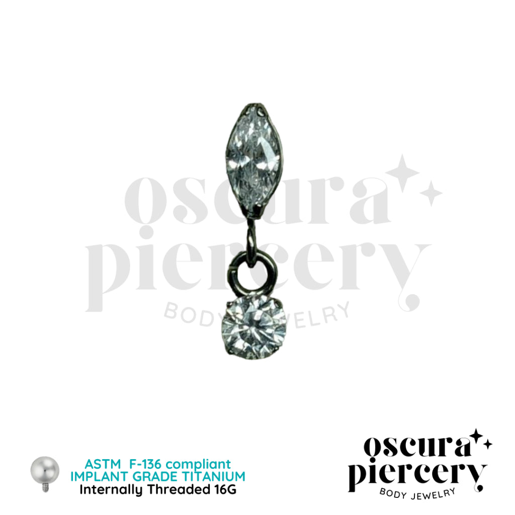 ALICIA DUET | Implant Grade Titanium | Oscura Piercery