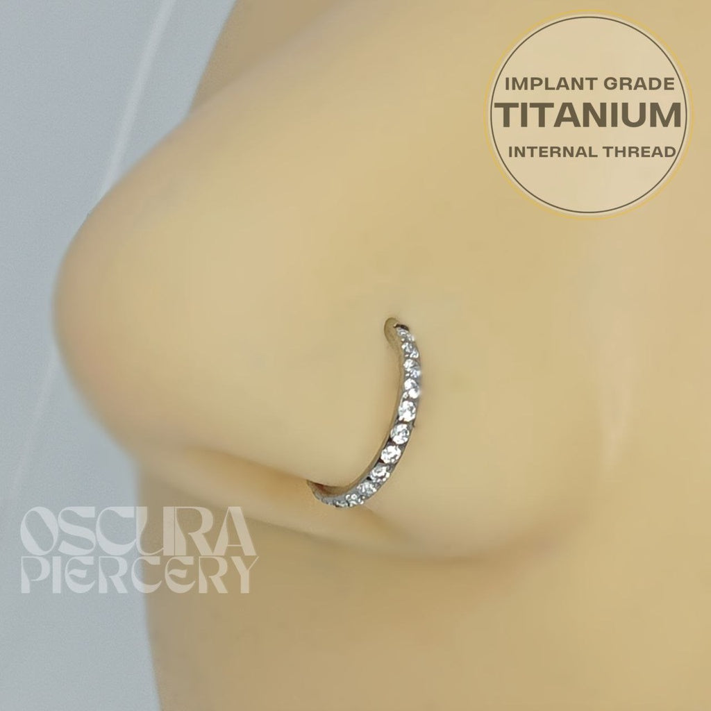 MIRA CLEAR | Implant Grade Titanium | Oscura Piercery