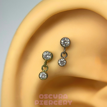 YZA DUET | Implant Grade Titanium | Oscura Piercery