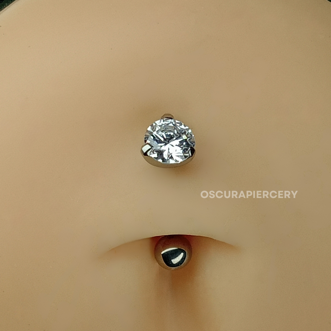 CENA NAVEL CURVE | Implant Grade Titanium | Floating Navel Piercing