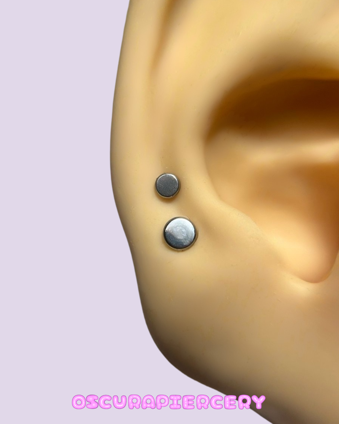 Flat Disk 16G | Implant Grade Titanium | Oscura Piercery