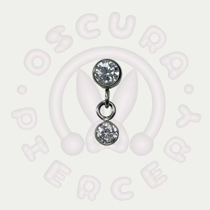 YZA DUET | Implant Grade Titanium | Oscura Piercery