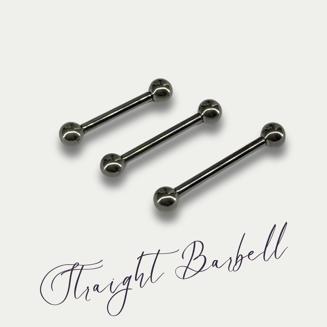 STRAIGHT BARBELL | Internal Thread | Implant Grade Titanium | Oscura Piercery