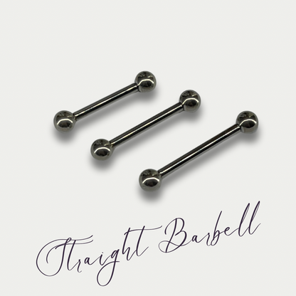 STRAIGHT BARBELL | Internal Thread | Implant Grade Titanium | Oscura Piercery