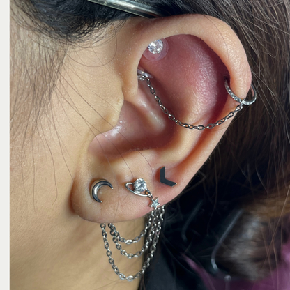 LUNA | Implant Grade Titanium | Oscura Piercery