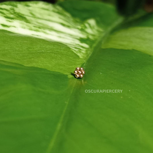 FLORA BEAD | 14k Rosegold